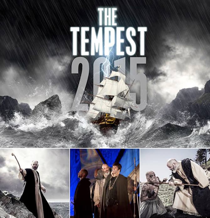 Gareth Richards Starring as ‘Prospero’ – The Tempest @Brownsea Open Air Theatre