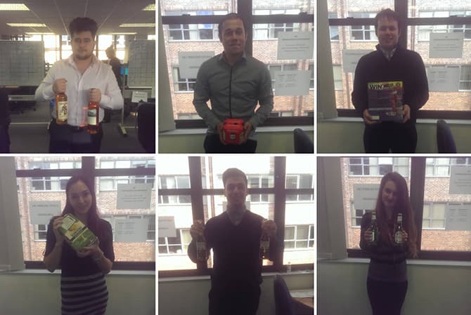 Inside Sales Team Prizes