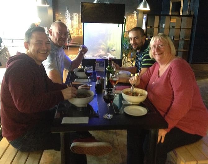 Unified Comms Team Incentive at Noodle Bar Bournemouth