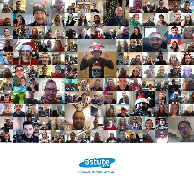 Astute Company Christmas Zoom